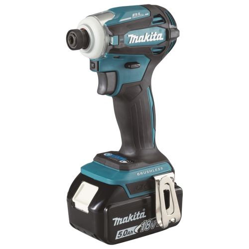 Aku rázový šroubovák 1/4" Li-ion LXT 18V/5,0Ah, 180Nm, Makita DTD172RTJ