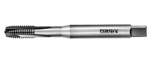 Strojní závitník Narex Ždánice M7x1 s přímou drážkou a lamačem, HSSE