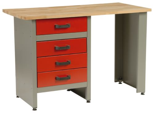 Pracovní stůl MARS 4803, 4x zásuvka - 1215x615x800mm