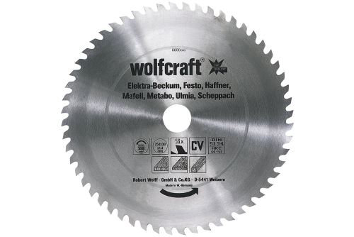 Wolfcraft Pilový kotouč pro cirkulárky rychlé, hrubé řezy ø250x30 Z56 6600000