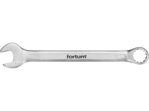 Klíč očkoplochý Fortum 4730215, 15mm, L 201mm