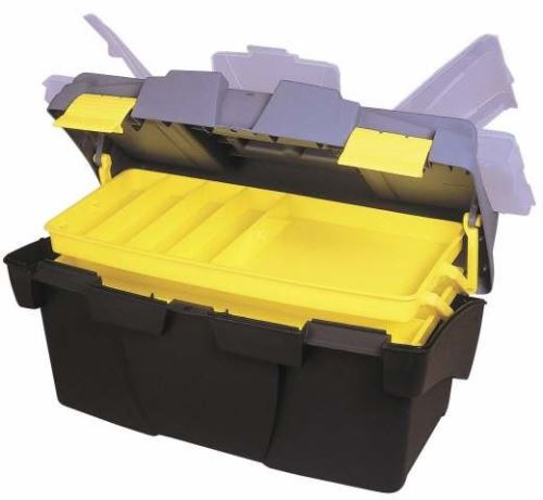 Box na nářadí MEGA Stanley 1-92-039 rozkládací s plastovými přazkami