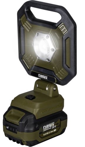 Akumulátorová LED svítilna Narex CR LED 20 CAMOUFLAGE BASIC BOX, bez aku