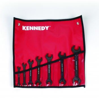Sada 7ks klíčů černých Kennedy LSP5800017K, 6-22mm