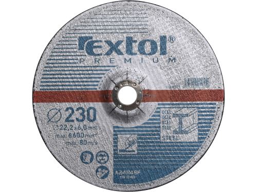 Kotouč brusný na ocel Extol 8808709, 230x6,0x22,2mm, EXTOL PREMIUM