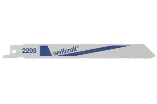 Wolfcraft 2 x šavlové pilové plátky hloubka řezu 2 – 8 mm 2293000