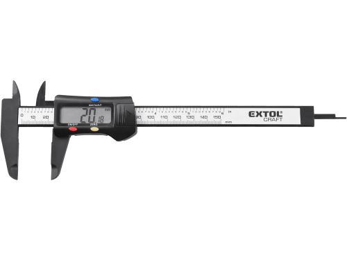 Měřítko posuvné Extol 925200 digitální, 0-150mm, plastové