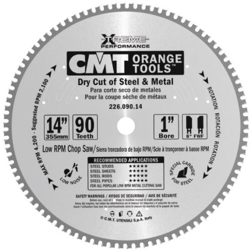 Pilový kotouč CMT C22603005 na železo - D136x1.5x10 Z30