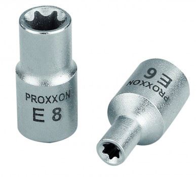 Hlavice Proxxon 23614 nástrčná vnitřní Torx 3/8", TX E8