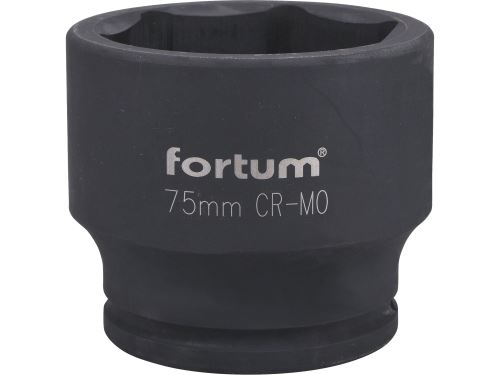 Hlavice Fortum 4703075 nástrčná rázová 3/4", 75mm, L 90mm