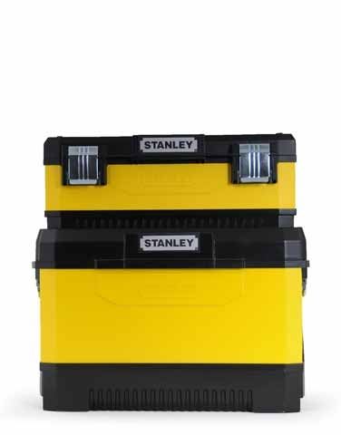 Kovoplastový pojízdný box + box na nářadí Stanley 1-95-831