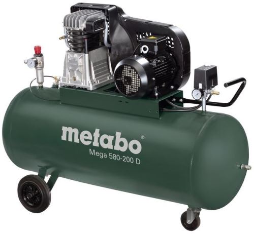Kompresor Metabo Mega 580-200 D, 200l