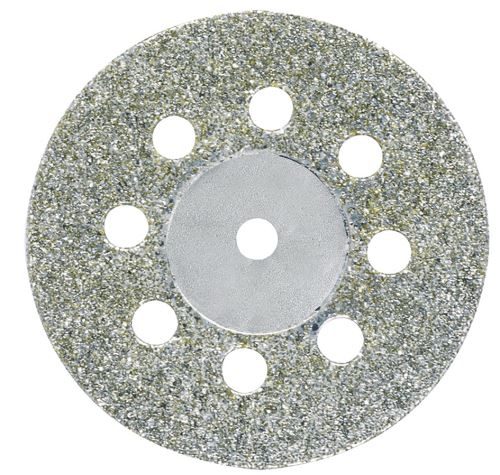 Diamantový kotouč Proxxon - 20 mm s chladícími otvory + dřík