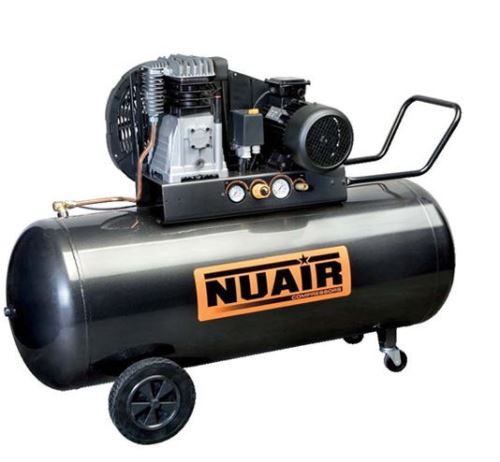 Olejový kompresor Nuair B3800B/4T/200 TECH, vzdušník 200l, 10bar, 400V
