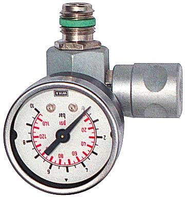 Regulátor tlaku s manometrem