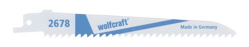 Wolfcraft 2 x šavlové pilové plátky 6 – 100 mm 2678000