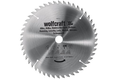 Wolfcraft Pilový kotouč pro cirkulárky jemné, čisté řezy ø250x30 Z42 6680000