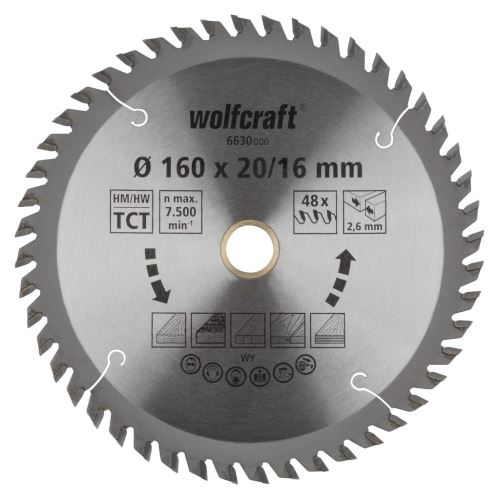 Wolfcraft Pilový kotouč čisté řezy ø235x30 Z64 6635000
