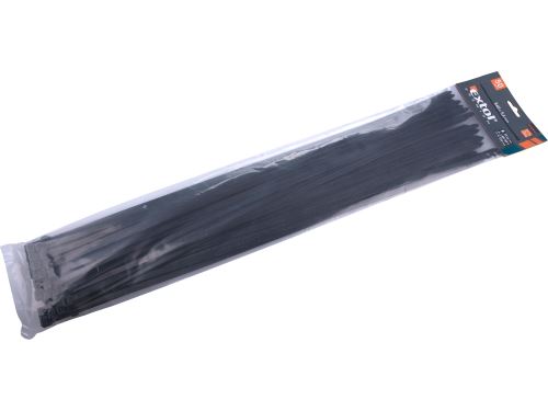 Pásky stahovací na kabely černé, 540x7,6mm, 50ks, Extol 8856172